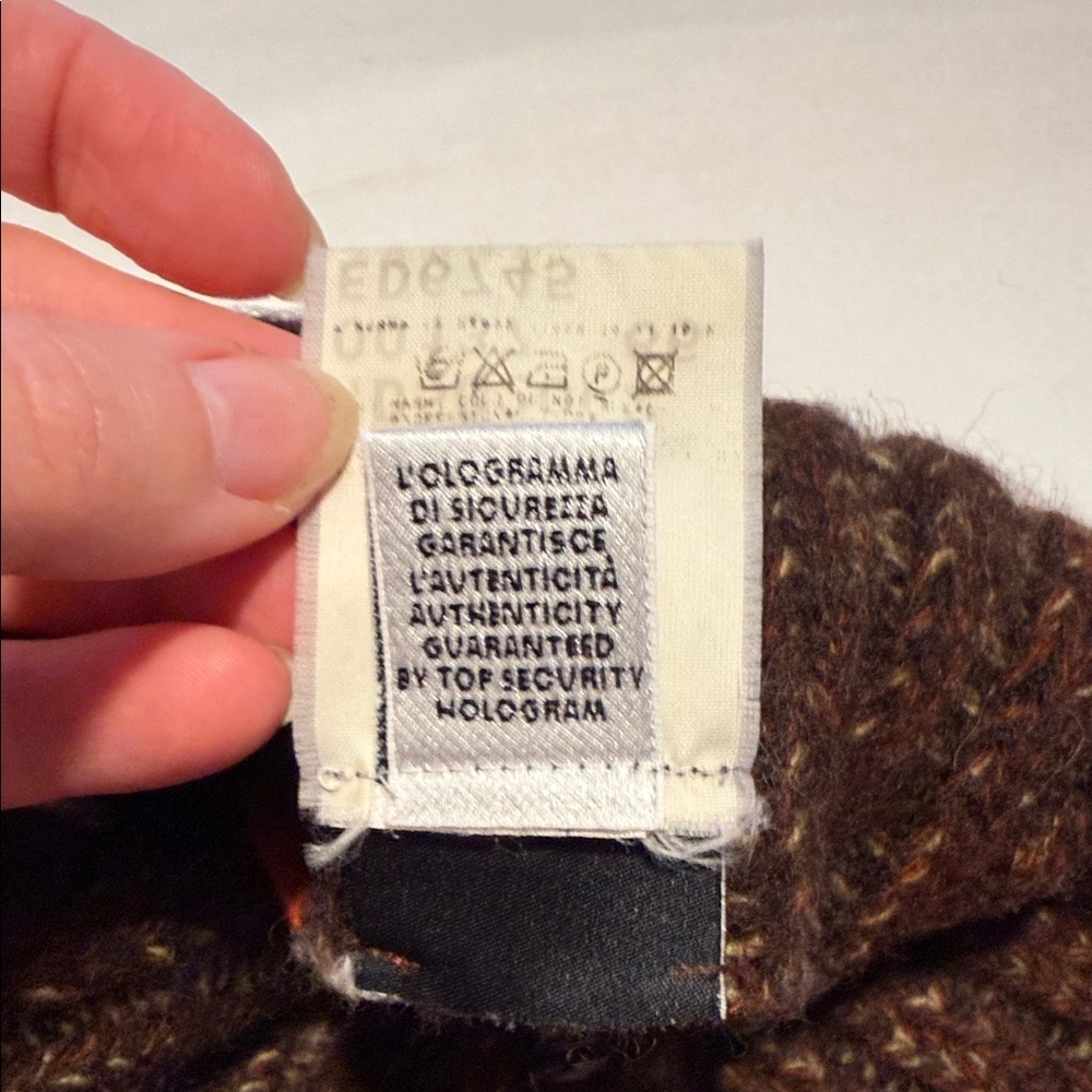 Dolce Gabbana Rust Long Sleeve Turtleneck Top M - Picture 11 of 13